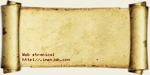 Poleksija Brzaković vizit kartica